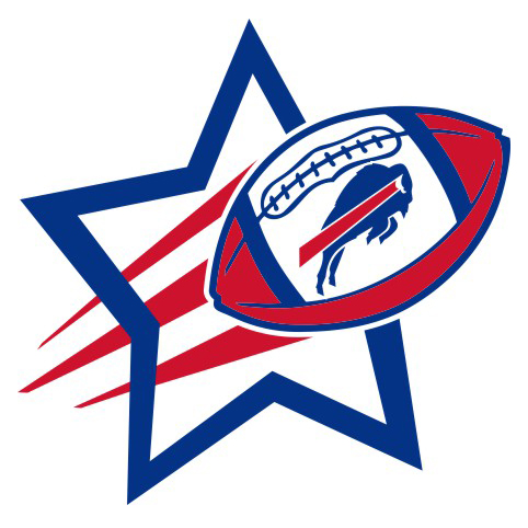 Buffalo Bills Football Goal Star logo iron on paper